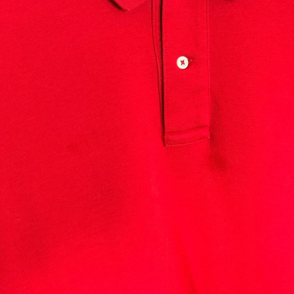 VTG Polo Ralph Lauren Men's XXL Red Short Sleeve Classic Fit‎ Cotton Polo Shirt